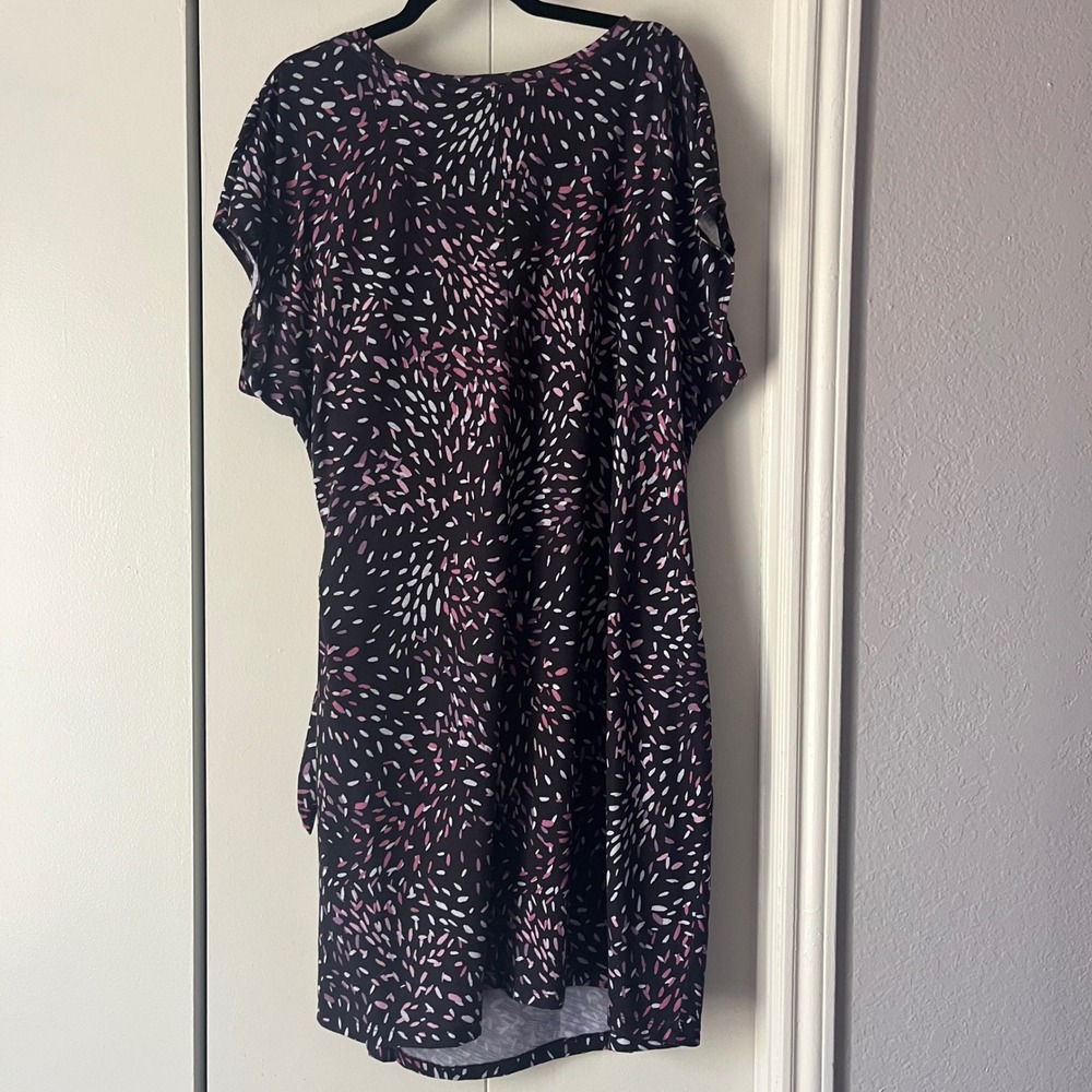 Nicole‎ Miller Dress Sheath Abstract Print Casual Career XXL